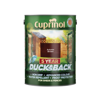 Ducksback 5 Year Waterproof fo r Sheds & Fences Autumn Brown