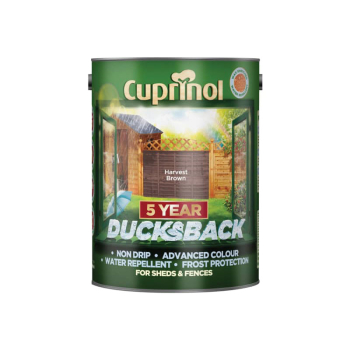 Ducksback 5 Year Waterproof fo r Sheds & Fences Harvest Brown