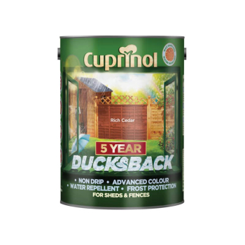 Ducksback 5 Year Waterproof fo r Sheds & Fences Rich Cedar 5