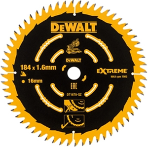 Cordless Mitre Saw Blade For DCS365 184 x 16mm x 60T