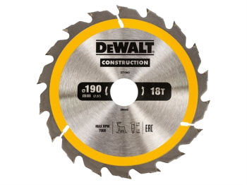 Portable Construction Circular Saw Blade 190 x 30mm x 18T Portable Construction Circular Saw Blade 190 x 30mm x 18T