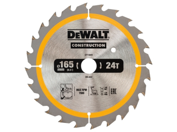 Cordless Construction Trim Saw Blade 165 x 20mm x 24T Cordless Construction Trim Saw Blade 165 x 20mm x 24T