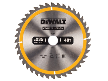 Portable Construction Circular Saw Blade 235 x 30mm x 40T