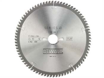 Series 40 Circular Saw Blade 250 x 30mm x 80T TCG/Neg Series 40 Circular Saw Blade 250 x 30mm x 80T TCG/Neg