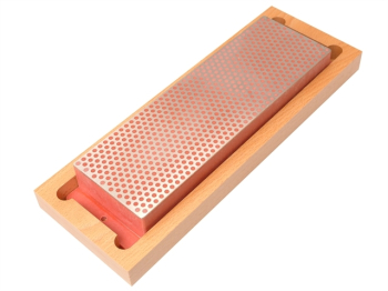 Diamond Whetstone 200mm Wooden Box Red 600 Grit Fine Diamond Whetstone 200mm Wooden Box Red 600 Grit Fine