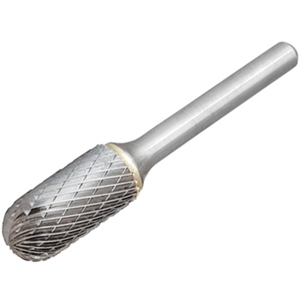 Solid Carbide Bright Rotary Bu rr Ball Nosed Cylinder 6.3 x 3 Solid Carbide Bright Rotary Bu rr Ball Nosed Cylinder 6.3 x 3