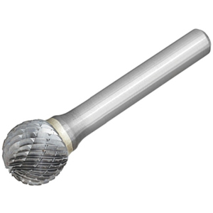 Solid Carbide Bright Rotary Burr Ball 16 x 6mm Solid Carbide Bright Rotary Burr Ball 16 x 6mm