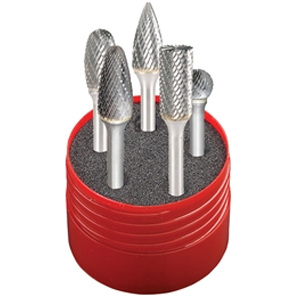 Solid Carbide Rotary Burr Cylindrical Set 5 Piece Solid Carbide Rotary Burr Cylindrical Set 5 Piece