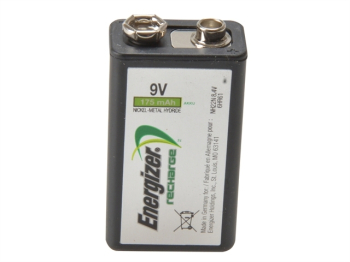 Recharge Power Plus 9V Battery R9V 175 mAh (Single)