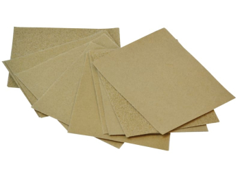 Cork Block Glasspaper Sanding Sheets Assorted (Pack 10)