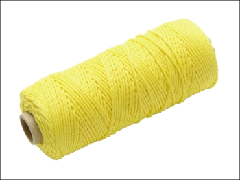 Hi-Vis Nylon Brick Line 100m (330ft) Yellow