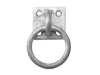 Ring On Plate - Galvanised Ring On Plate - Galvanised