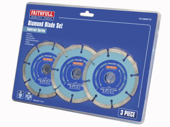 Contract Diamond Blades 115 x 22.2mm (Pack 3)
