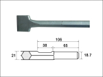 Kango Shank Straight Scaling Chisel 75 x 300mm Kango Shank Straight Scaling Chisel 75 x 300mm