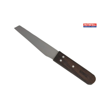 Shoe Knife 112mm (4.3/8in) - Hardwood Handle