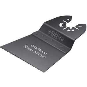 Multi-Function Tool CrV Flush Cut Wood Blade Side Set 68mm ( Multi-Function Tool CrV Flush Cut Wood Blade Side Set 68mm (