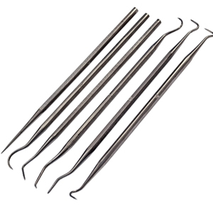 Picks & Carvers Set 6 Piece Stainless Steel Picks & Carvers Set 6 Piece Stainless Steel