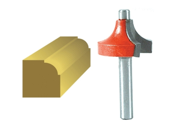 Router Bit TCT Ovolo 13.3mm 1/4in Shank