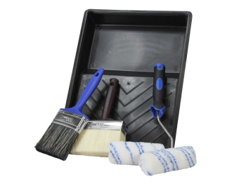 Wood Care Paint Brush & Roller Kit, 6 Piece