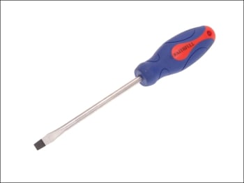 Soft Grip Screwdriver Flared Slotted Tip 8.0 x 150mm