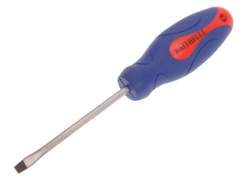Soft Grip Screwdriver Flared Slotted Tip 4.0 x 75mm