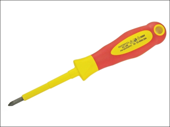VDE Soft Grip Screwdriver Phillips Tip PH2 x 100mm VDE Soft Grip Screwdriver Phillips Tip PH2 x 100mm