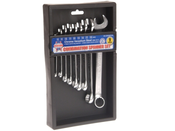 Chrome Vanadium Combination Spanner Set, 9 Piece