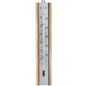 Thermometer Wall Beech Silver 200mm Thermometer Wall Beech Silver 200mm