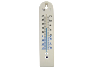 Wall Thermometer - Plastic 200mm