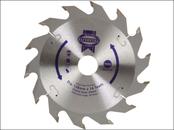TCT Circular Saw Blade 128 x 20mm x 14T POS TCT Circular Saw Blade 128 x 20mm x 14T POS