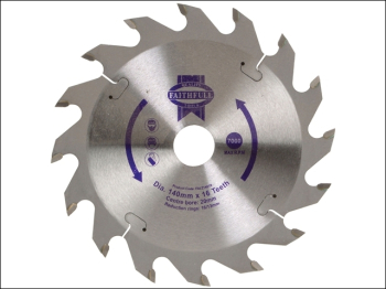 TCT Circular Saw Blade 140 x 20mm x 16T POS TCT Circular Saw Blade 140 x 20mm x 16T POS