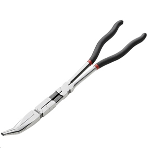 Double Jointed Extra Long Half -Round Nose Pliers 45° Angle 3