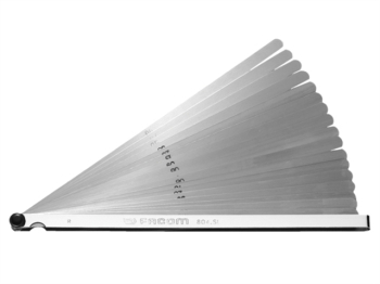 804.SL Round Tip Feeler Gauge, Long Blade