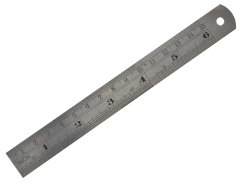 F106ME Steel Rule 150mm / 6in