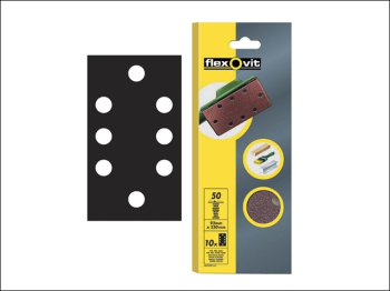 1/3 Sanding Sheets Perforated Medium 80 Grit (Pack 10)
