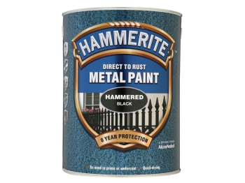 Direct to Rust Hammered Finish Metal Paint Black 5 Litre