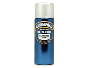 Direct to Rust Hammered Finish Aerosol Silver 400ml
