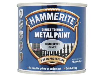 Direct to Rust Smooth Finish Metal Paint Silver 250ml