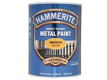 Direct to Rust Smooth Finish Metal Paint Yellow 2.5 Litre