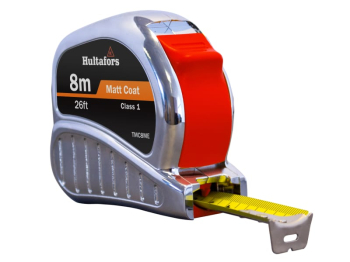 TM8ME Chrome Tri-Matic Pocket Tape 8m/26ft (Width 25mm) TM8ME Chrome Tri-Matic Pocket Tape 8m/26ft (Width 25mm)