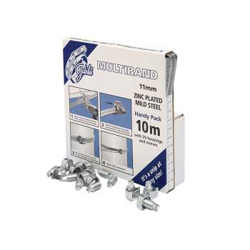 Multiband Mild Steel Handy Pac k 11mm (10m + 25 Housings/Scre Multiband Mild Steel Handy Pac k 11mm (10m + 25 Housings/Scre