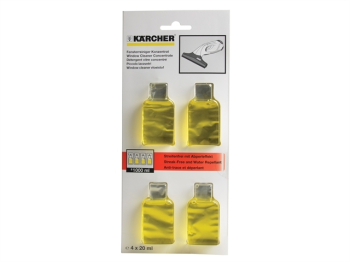 Glass Cleaning Sachets (4x20ml) Glass Cleaning Sachets (4x20ml)