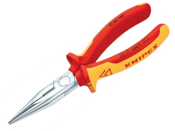 VDE Snipe Nose Side Cutting Pliers (Radio) 160mm