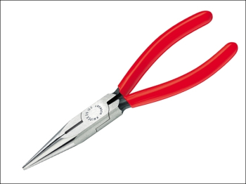 Long Snipe Nose Side Cutting Pliers PVC Grips 200mm (8in)