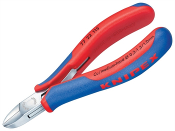 Electronic Diagonal Cut Pliers - Round Non-Bevelled 115mm
