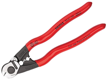 Wire Rope/Bowden Cable Cutters PVC Grip 190mm (7.1/2in)
