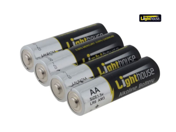 AA LR6 Alkaline Batteries 2400 mAh (Pack 4)