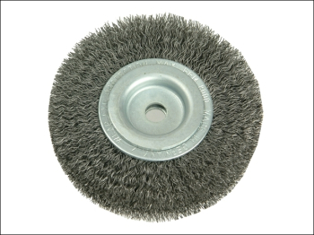 Wheel Brush D250mm x W30-35 x 100 Bore Steel Wire 0.30 + Ada Wheel Brush D250mm x W30-35 x 100 Bore Steel Wire 0.30 + Ada