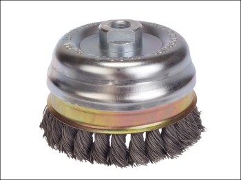Knot Cup Brush 65mm M14x2.0, 0.35 Steel Wire