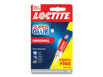 Super Glue Liquid, Tube 3g + 50% Free
